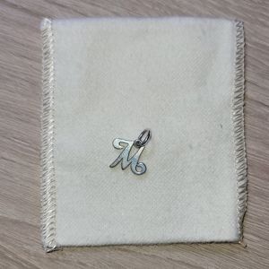 *SOLD*James Avery Sterling Silver "M" Script Charm